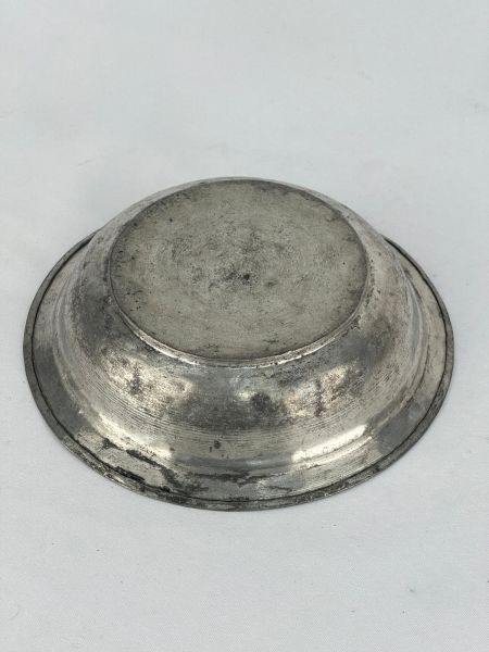 Antika Bakır Sahan Ölçü Çap 19 Cm H 4 Cm