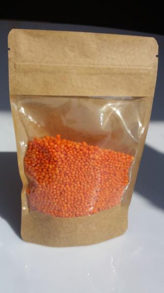 16X27 Cm Kraft Geniş Pencereli * 10 Adet * Kilitli Doypack Torba 500 Gr /46/