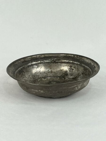 Antika Bakır Sahan Ölçü Çap 15,5 Cm H 4 Cm
