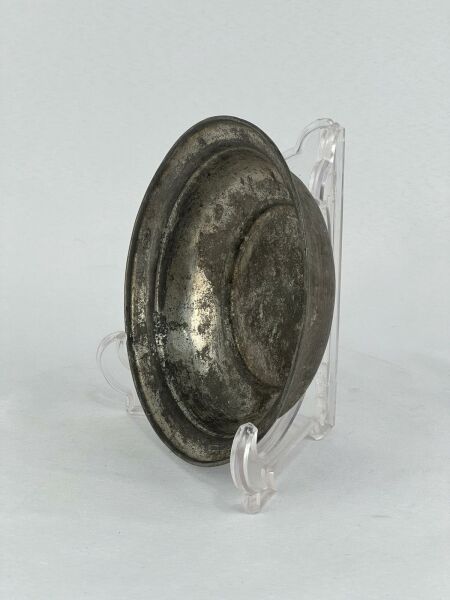 Antika Bakır Sahan Ölçü Çap 15,5 Cm H 4 Cm