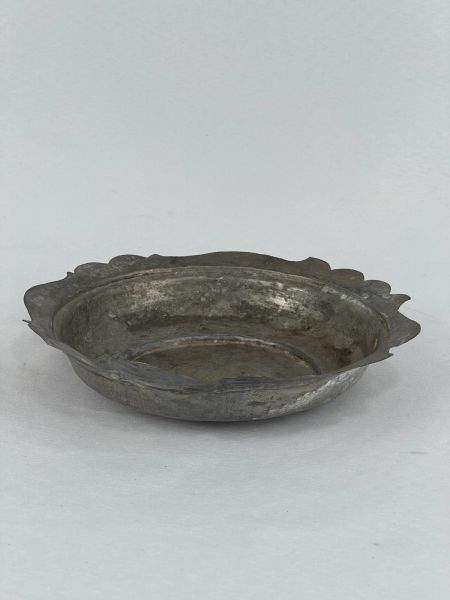 Antika Bakır Sahan Ölçü Çap 19 Cm H 4 Cm