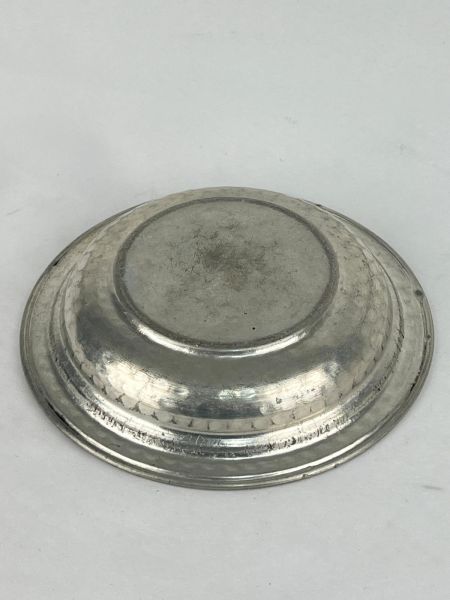 Antika Bakır Sahan Ölçü Çap 18,5 Cm H 4 Cm