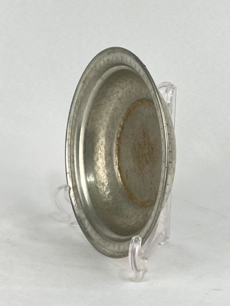 Antika Bakır Sahan Ölçü Çap 18,5 Cm H 4 Cm