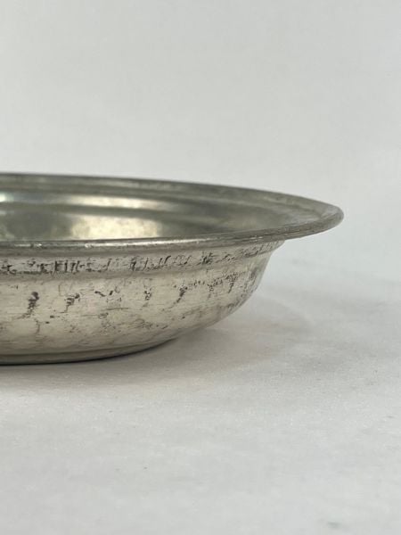 Antika Bakır Sahan Ölçü Çap 18,5 Cm H 4 Cm