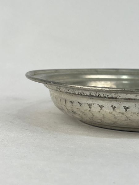 Antika Bakır Sahan Ölçü Çap 18,5 Cm H 4 Cm