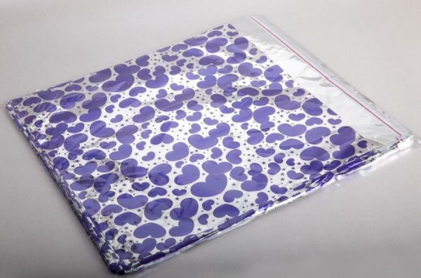 Hediye Ambalajı Bantlı Jelatin Paketleme Torbası 20 X 35 Cm Metalize Karışık Renkli 100 Lü 50 Paket Toplam 5.000 Adet