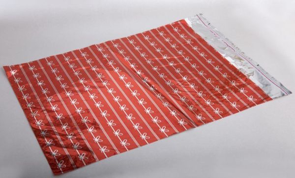 Hediye Ambalajı Bantlı Jelatin Paketleme Torbası 20 X 25 Cm Metalize Karışık Renkli  100 Lü 100 Paket Toplam 10.000 Adet