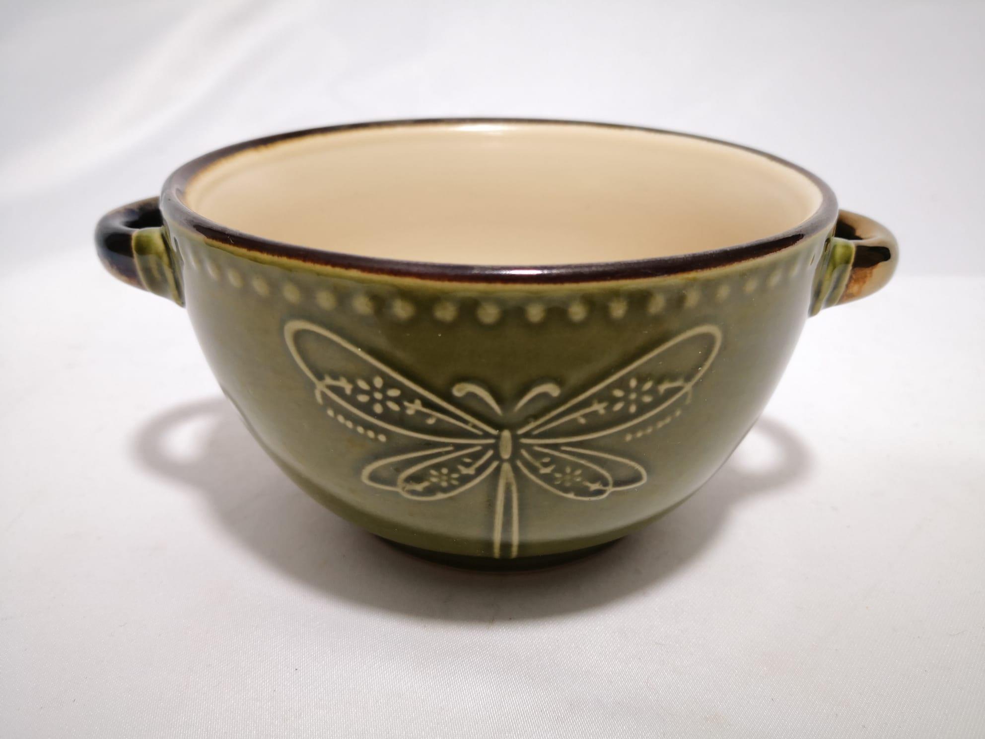 Vintage Porselen Kase, Damgalı Aoa Ölçü 18Cm Çapi 8Cm Yüksekliği