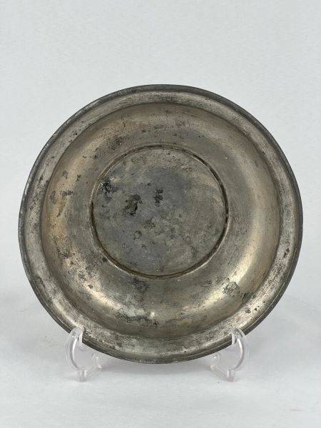 Antika Bakır Sahan Ölçü Çap 19,5 Cm H 5 Cm
