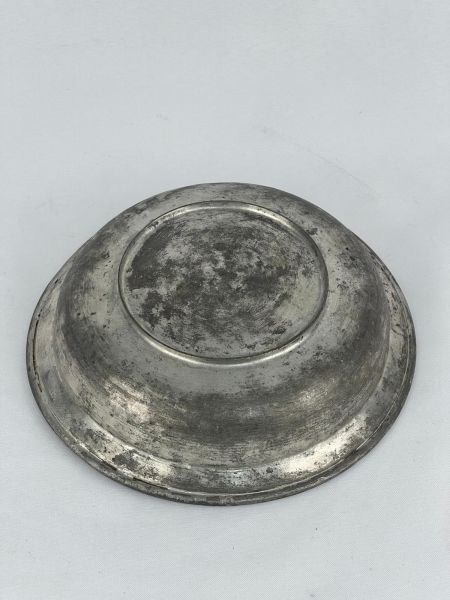 Antika Bakır Sahan Ölçü Çap 19,5 Cm H 5 Cm