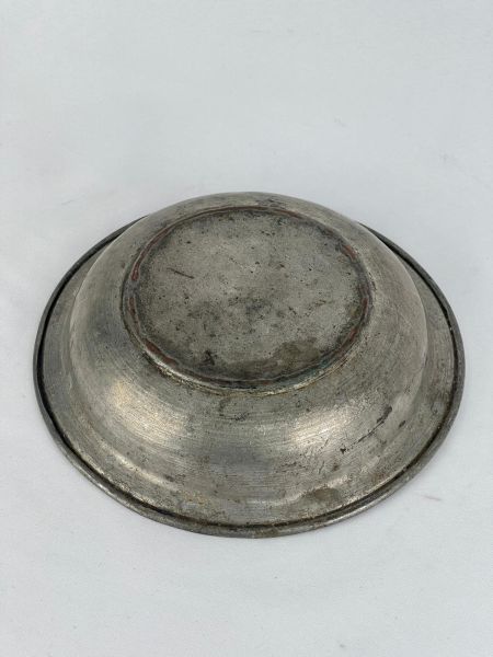 Antika Bakır Sahan Ölçü Çap 20 Cm H 4,5 Cm