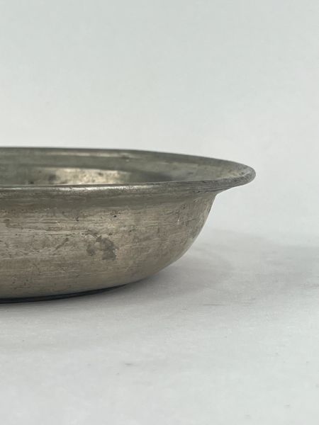 Antika Bakır Sahan Ölçü Çap 20 Cm H 4,5 Cm