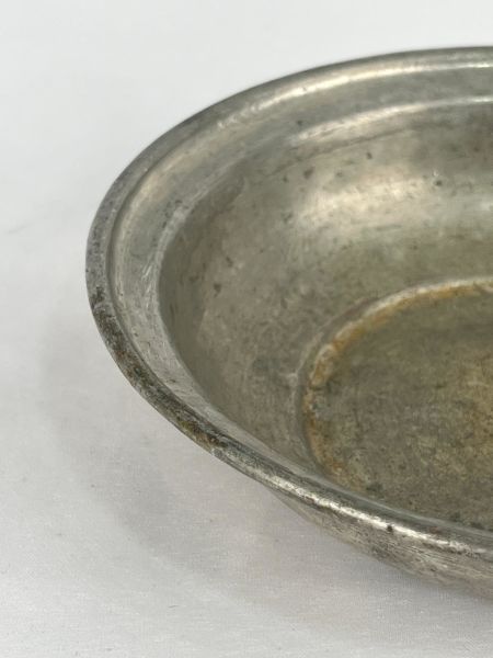 Antika Bakır Sahan Ölçü Çap 20 Cm H 4,5 Cm