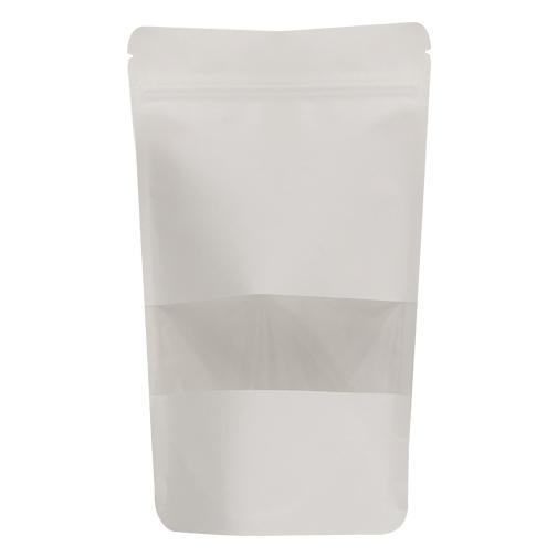 20X30 Cm Beyaz Pencereli * 10 Adet * Kilitli Doypack Torba 1000 Gr /13/