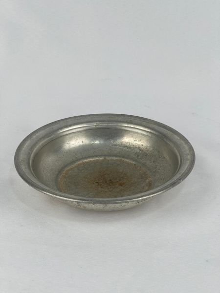 Antika Bakır Sahan Ölçü Çap 18 Cm H 3,5 Cm