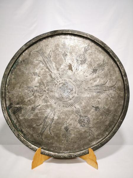 El Dövmesi Bakır Sini Aoa Ölçü 57Cm Çapi