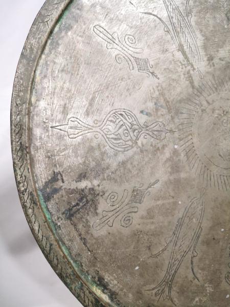El Dövmesi Bakır Sini Aoa Ölçü 57Cm Çapi