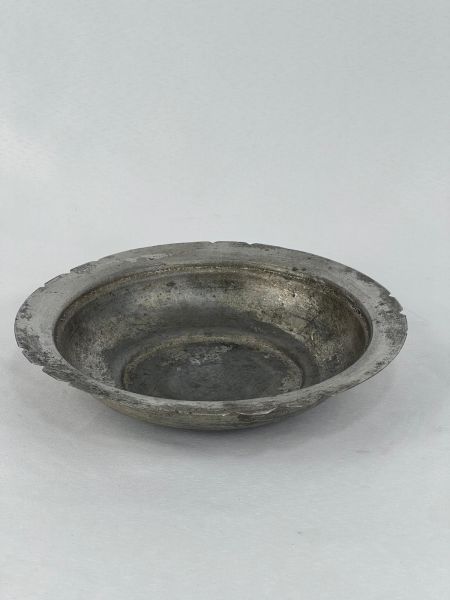 Antika Bakır Sahan Ölçü Çap 23 Cm H 4 Cm