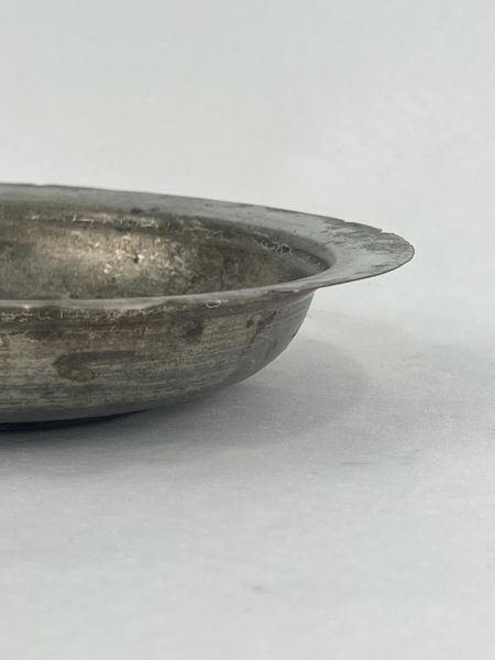 Antika Bakır Sahan Ölçü Çap 23 Cm H 4 Cm