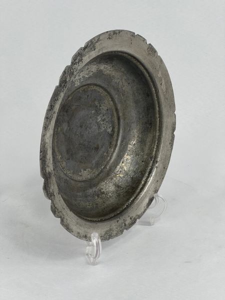 Antika Bakır Sahan Ölçü Çap 23 Cm H 4 Cm