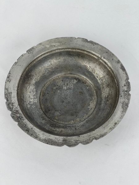 Antika Bakır Sahan Ölçü Çap 23 Cm H 4 Cm