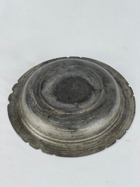 Antika Bakır Sahan Ölçü Çap 23 Cm H 4 Cm