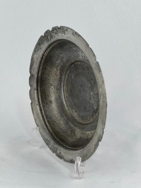 Antika Bakır Sahan Ölçü Çap 23 Cm H 4 Cm