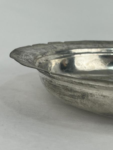 Antika Bakır Sahan Ölçü Çap 22 Cm H 4 Cm