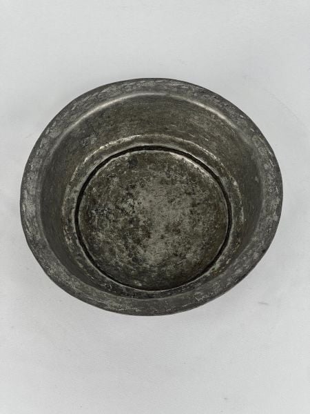 Antika Bakır Sahan Ölçü Çap 21 Cm H 6 Cm