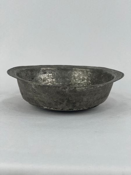 Antika Bakır Sahan Ölçü Çap 21 Cm H 6 Cm