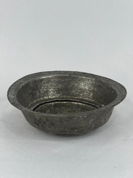Antika Bakır Sahan Ölçü Çap 21 Cm H 6 Cm