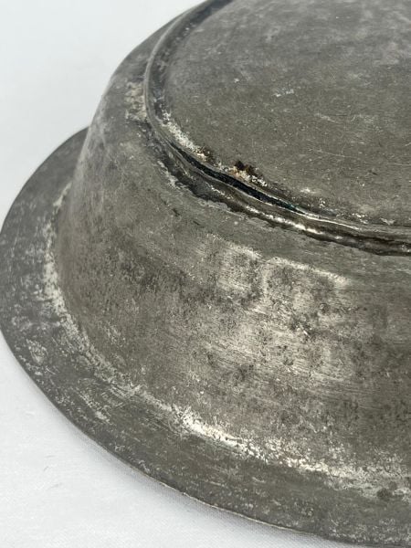 Antika Bakır Sahan Ölçü Çap 21 Cm H 6 Cm