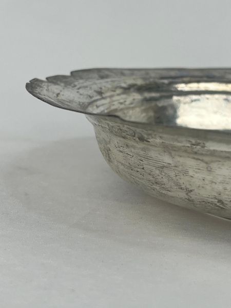 Antika Bakır Sahan Ölçü Çap 22 Cm H 4 Cm
