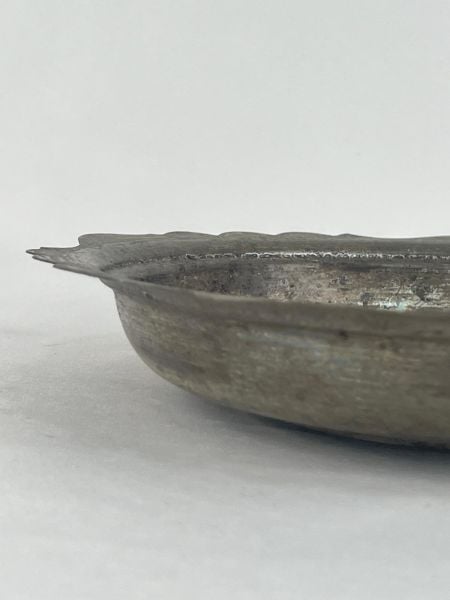 Antika Bakır Sahan Ölçü Çap 24 Cm H 4,5 Cm