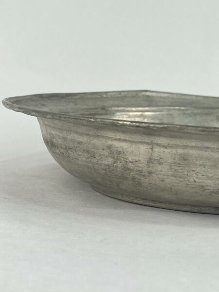 Antika Bakır Sahan Ölçü Çap 25 Cm H 5 Cm