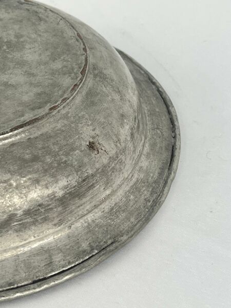 Antika Bakır Sahan Ölçü Çap 25 Cm H 5 Cm