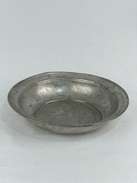 Antika Bakır Sahan Ölçü Çap 25 Cm H 5 Cm