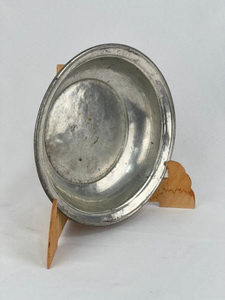 Antika Bakır Sahan Ölçü Çap 25 Cm H 5,5 Cm