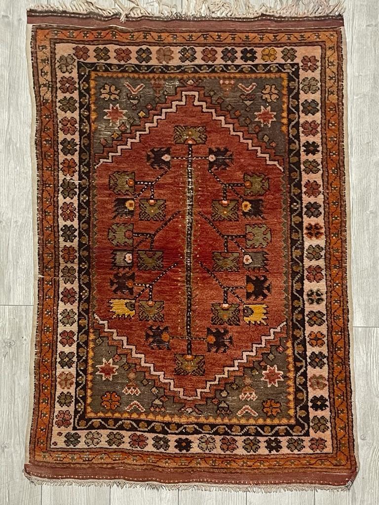 El Dokuma Tarihi Hali Aoa Ölçü 155X93Cm