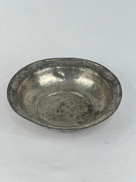 Antika Bakır Sahan Ölçü Çap 18,5 Cm H 5 Cm