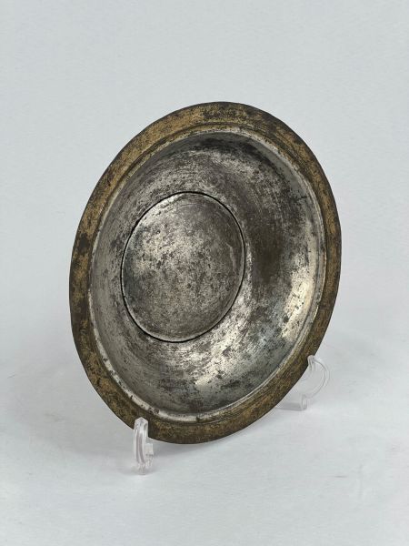 Antika Bakır Sahan Ölçü Çap 21 Cm H 4 Cm