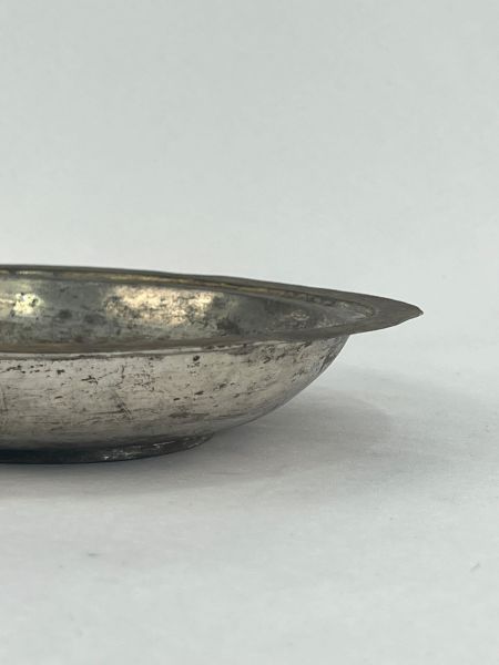 Antika Bakır Sahan Ölçü Çap 21 Cm H 4 Cm