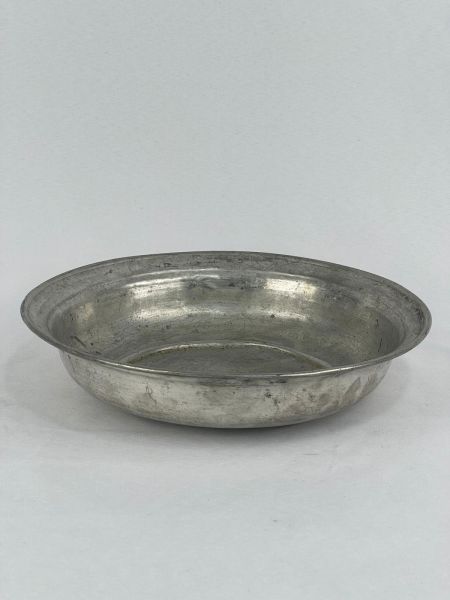 Antika Bakır Sahan Ölçü Çap 25 Cm H 5,5 Cm