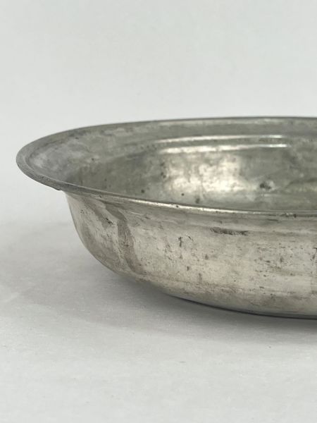 Antika Bakır Sahan Ölçü Çap 25 Cm H 5,5 Cm