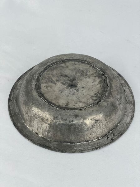 Antika Bakır Sahan Ölçü Çap 23 Cm H 5 Cm