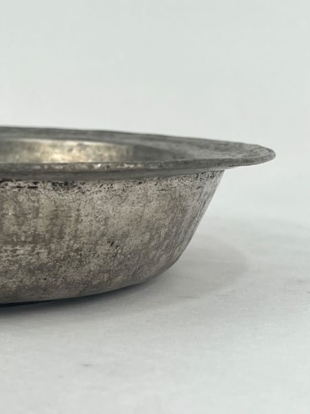 Antika Bakır Sahan Ölçü Çap 23 Cm H 5 Cm