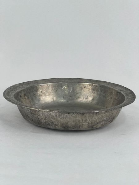 Antika Bakır Sahan Ölçü Çap 23 Cm H 5 Cm