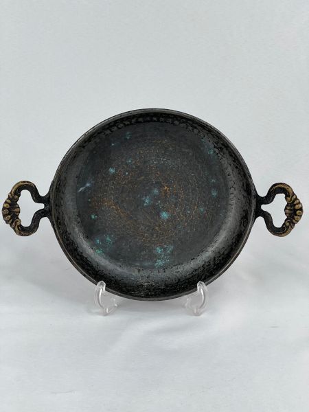 Antika Bakır Sahan Ölçü 30X20 Cm H 5,5 Cm
