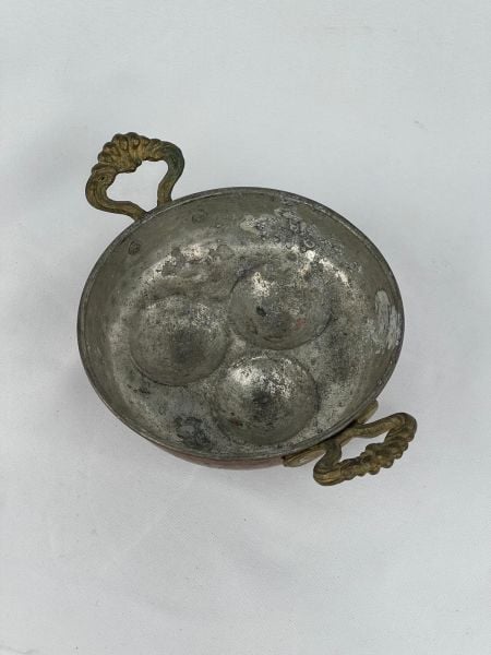 Antika Bakır Sahan Ölçü 22X15 Cm H 8 Cm