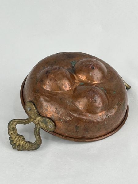 Antika Bakır Sahan Ölçü 22X15 Cm H 8 Cm